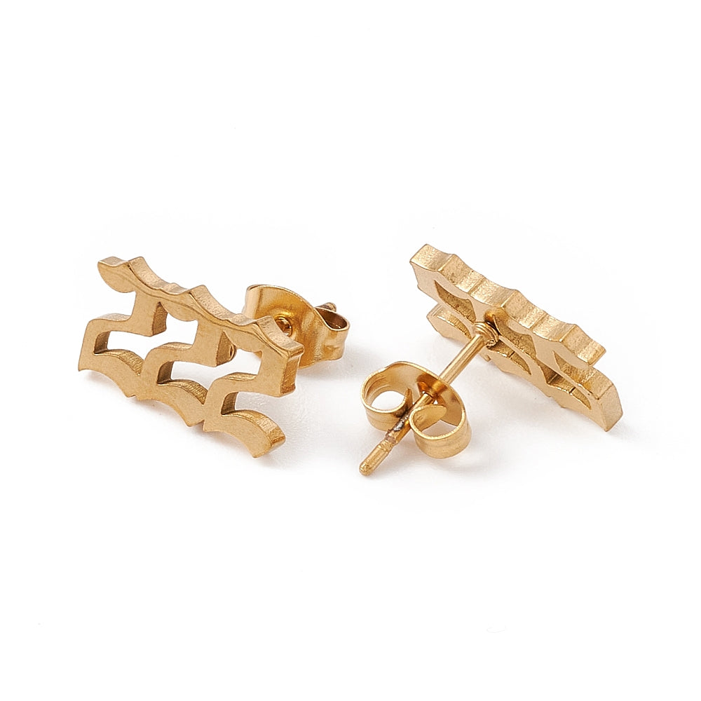 222 Angel Number Studs