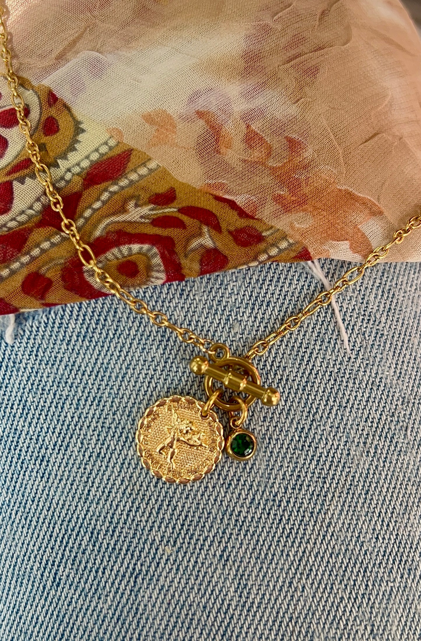 Archangel Coin Necklace