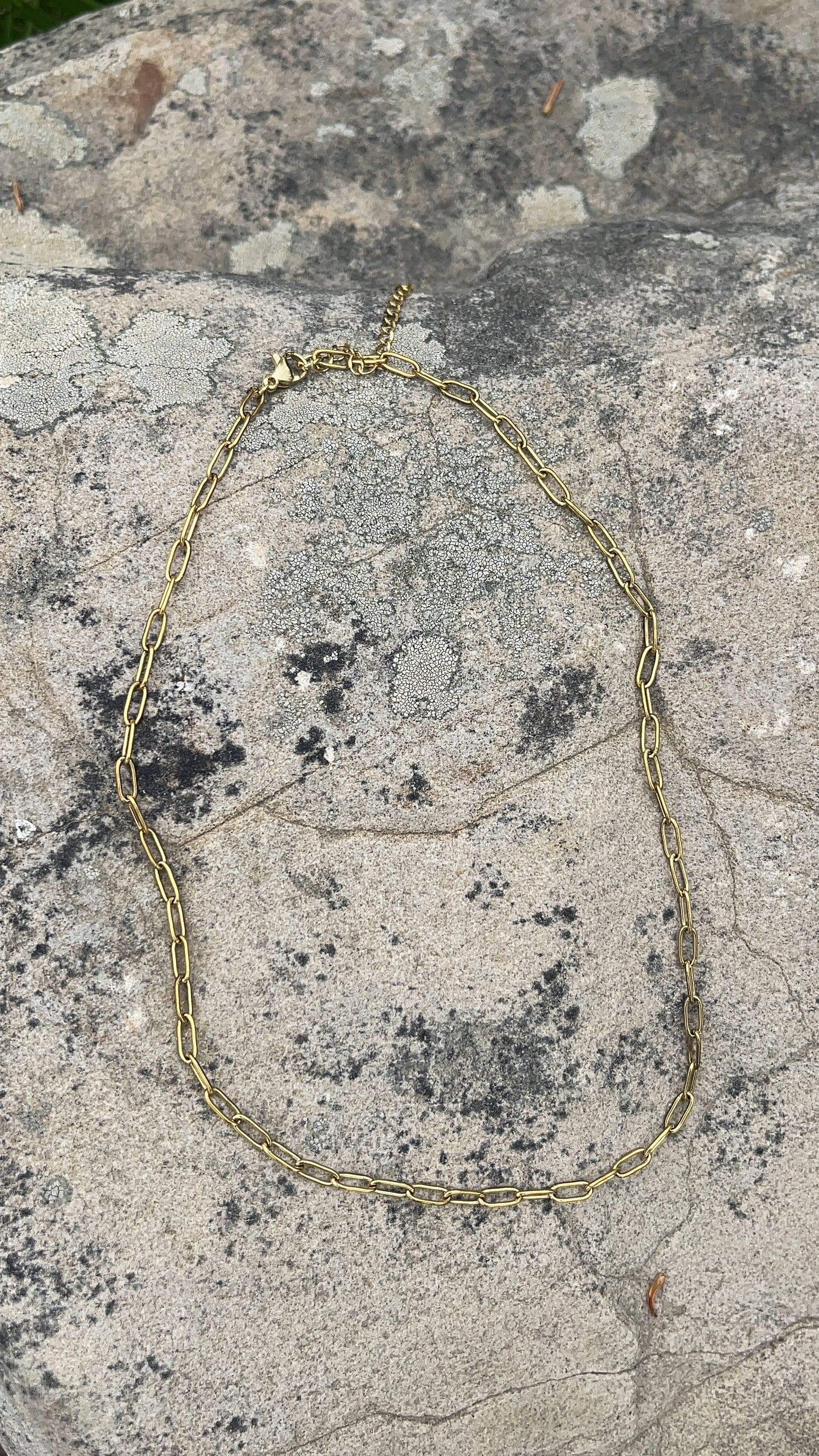 Uptown 3mm Oval Paperclip Necklace