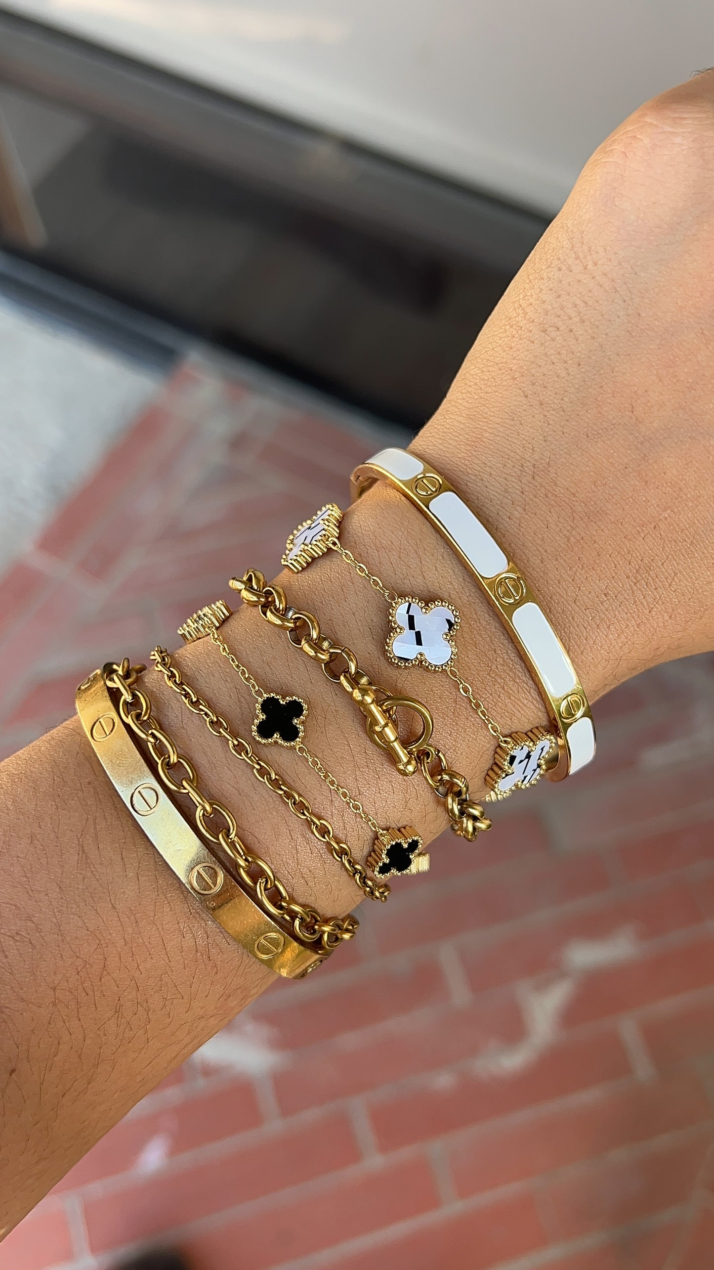 Enamel Love Bracelet