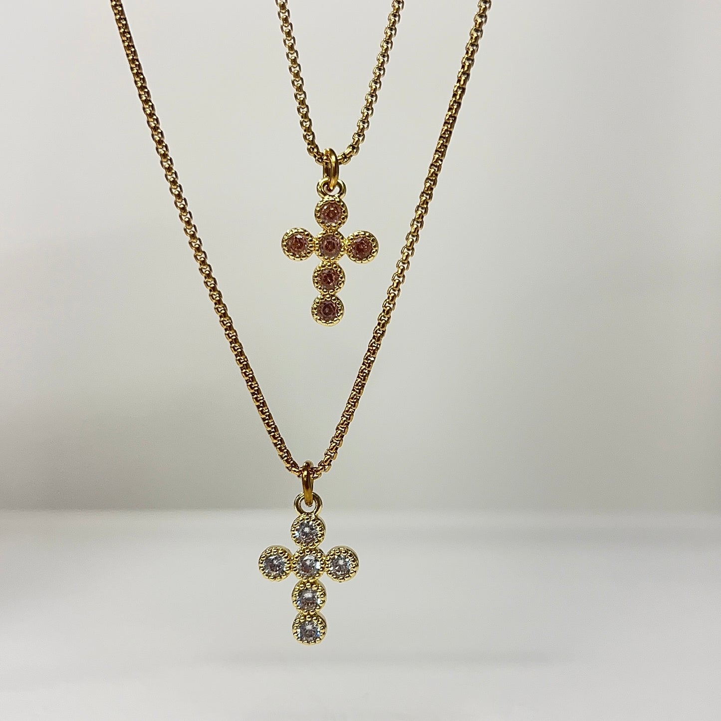 Mini Psalm Cross Necklace