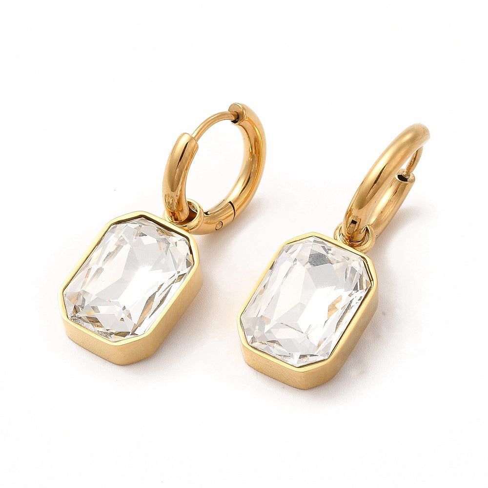 Moonshine CZ Bezel Hoops