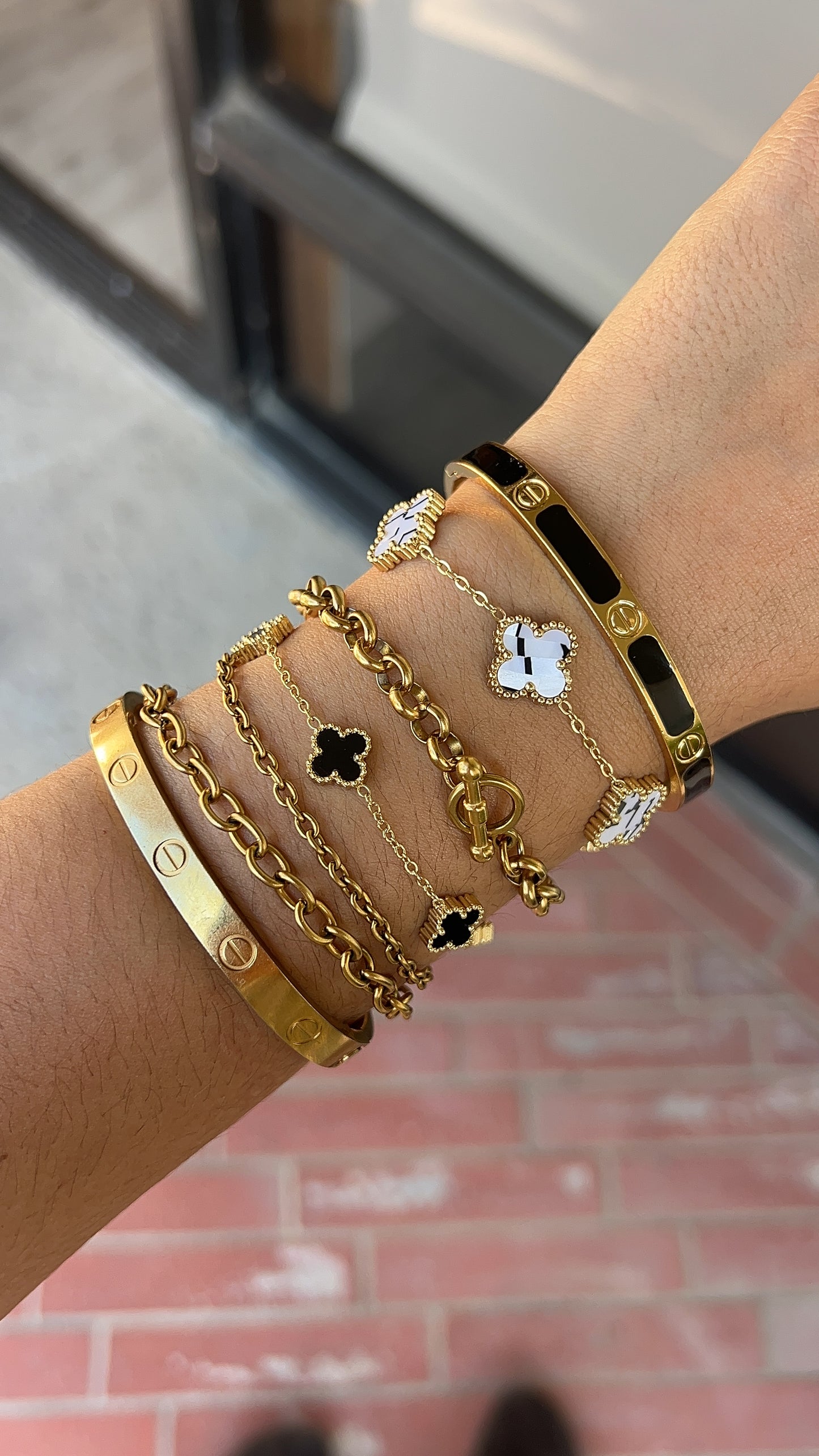 Enamel Love Bracelet