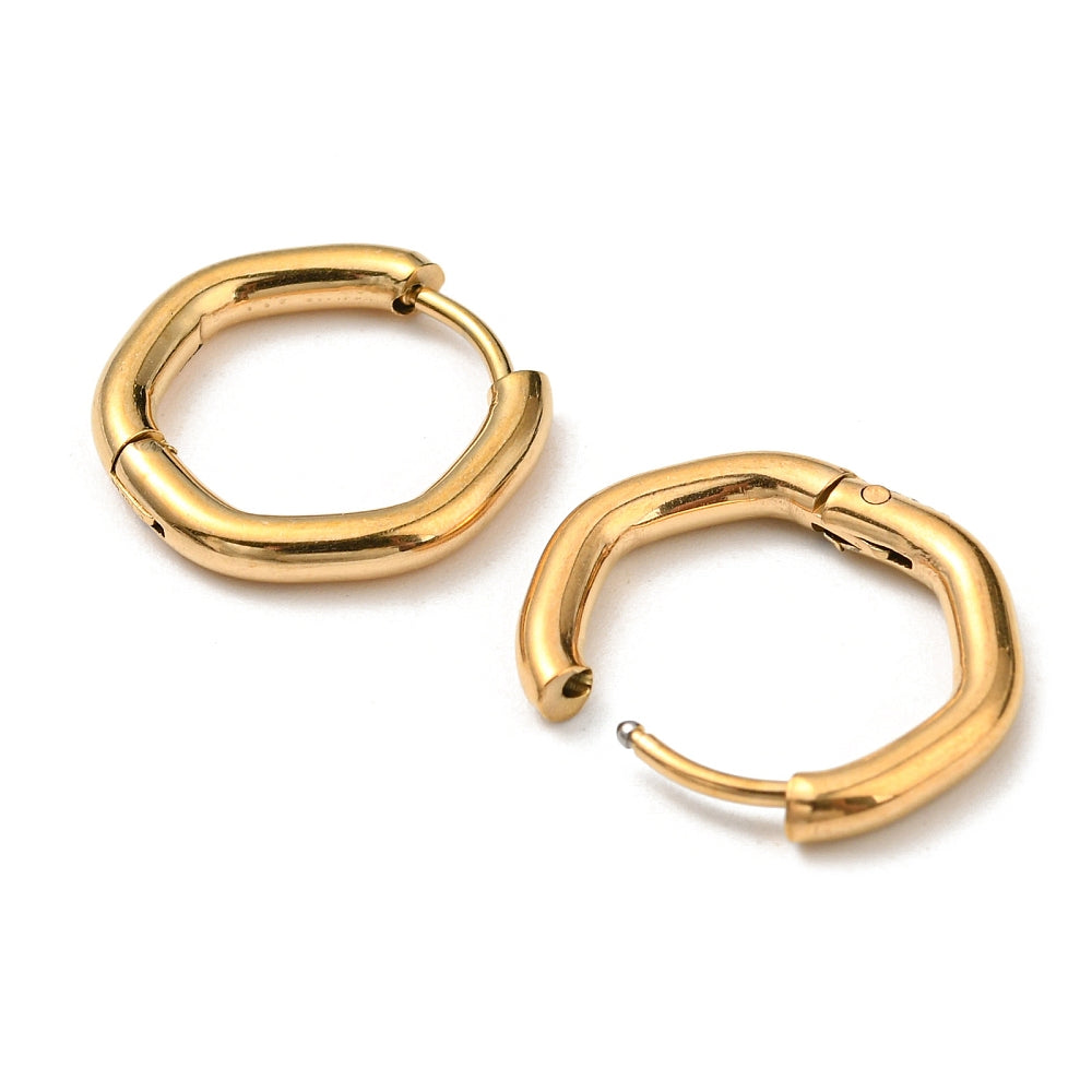 Hold On Hexagon Huggies