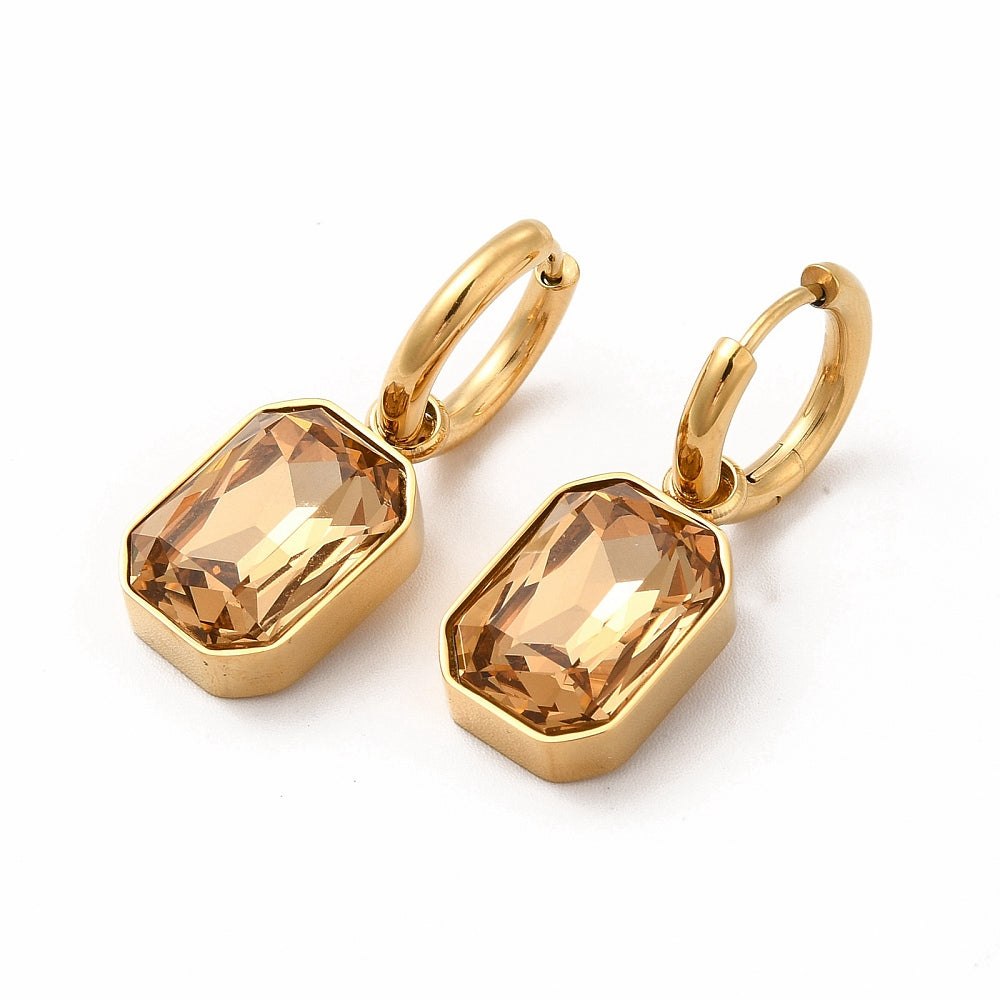 Moonshine CZ Bezel Hoops