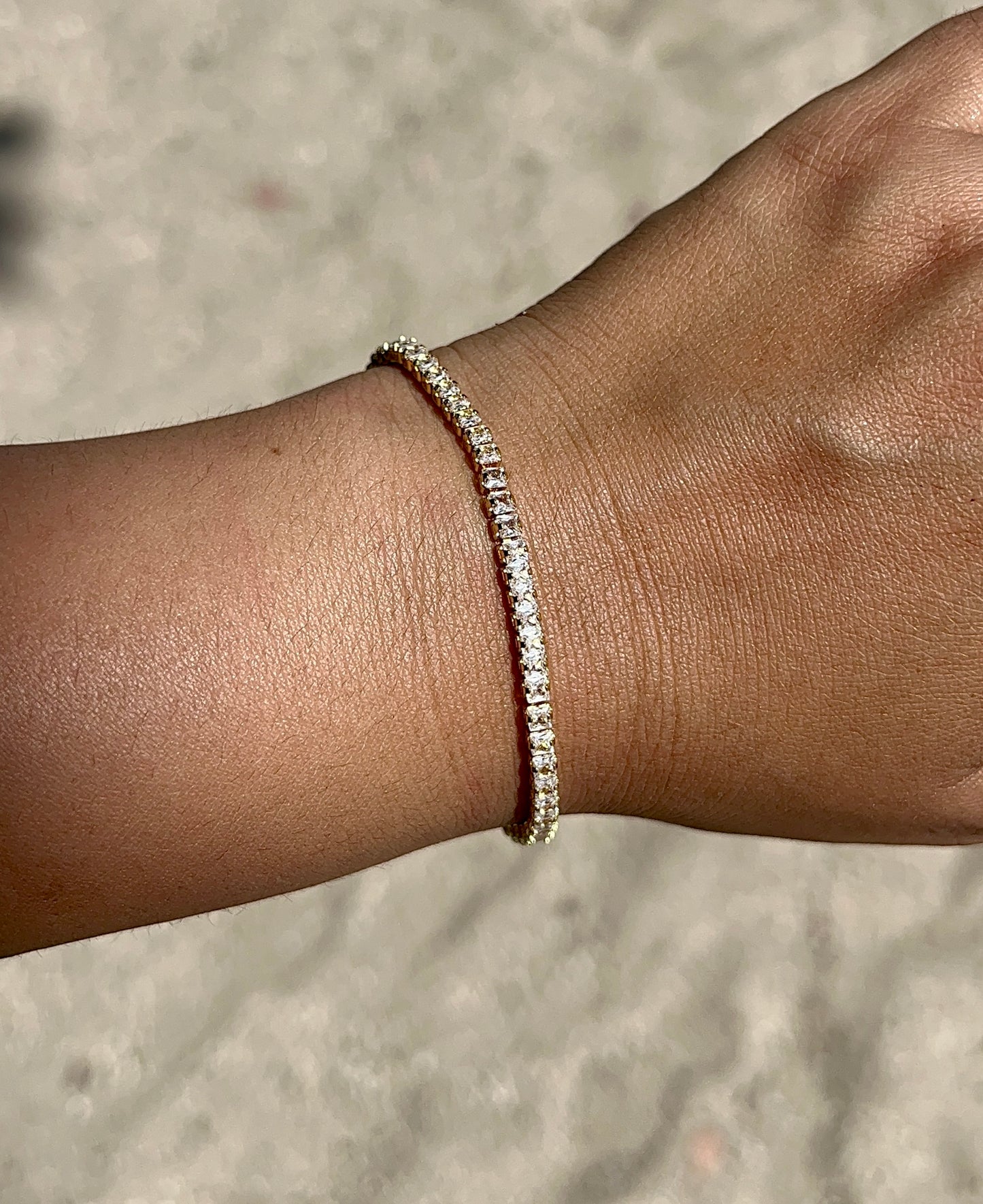 CZ Luxe Tennis Bracelet