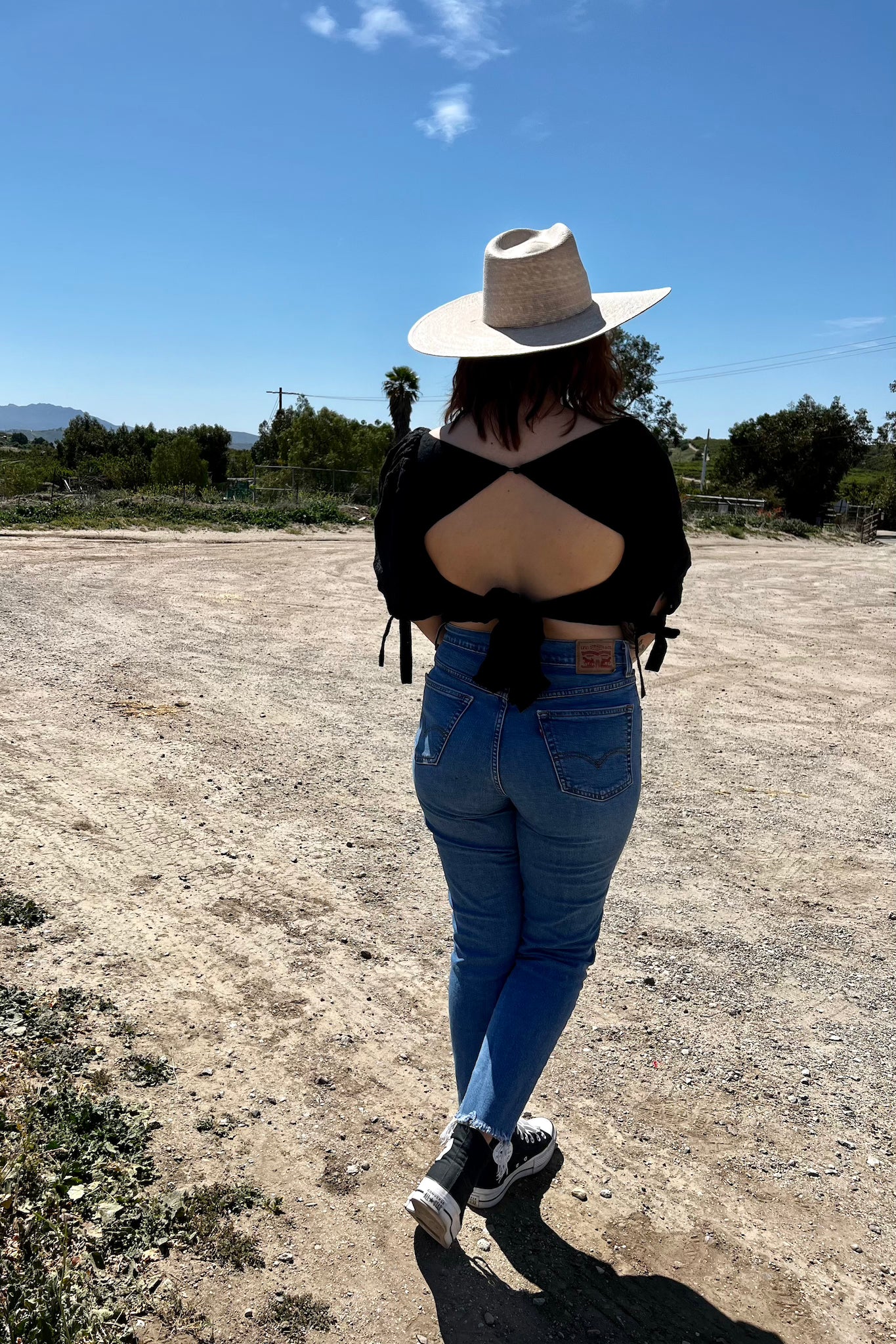 Georgia Linen Corset Top