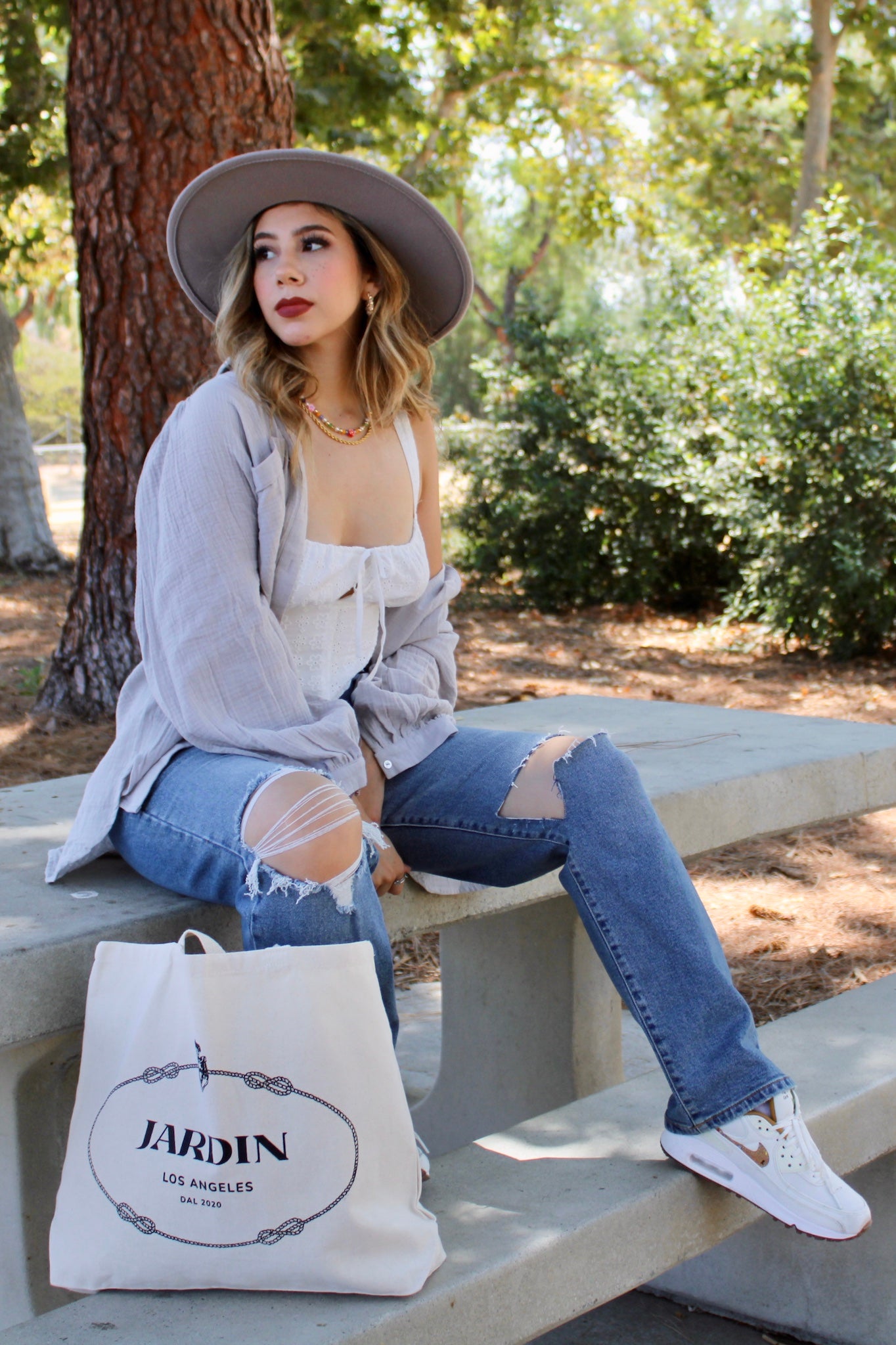 Long Sleeve Linen Button Up