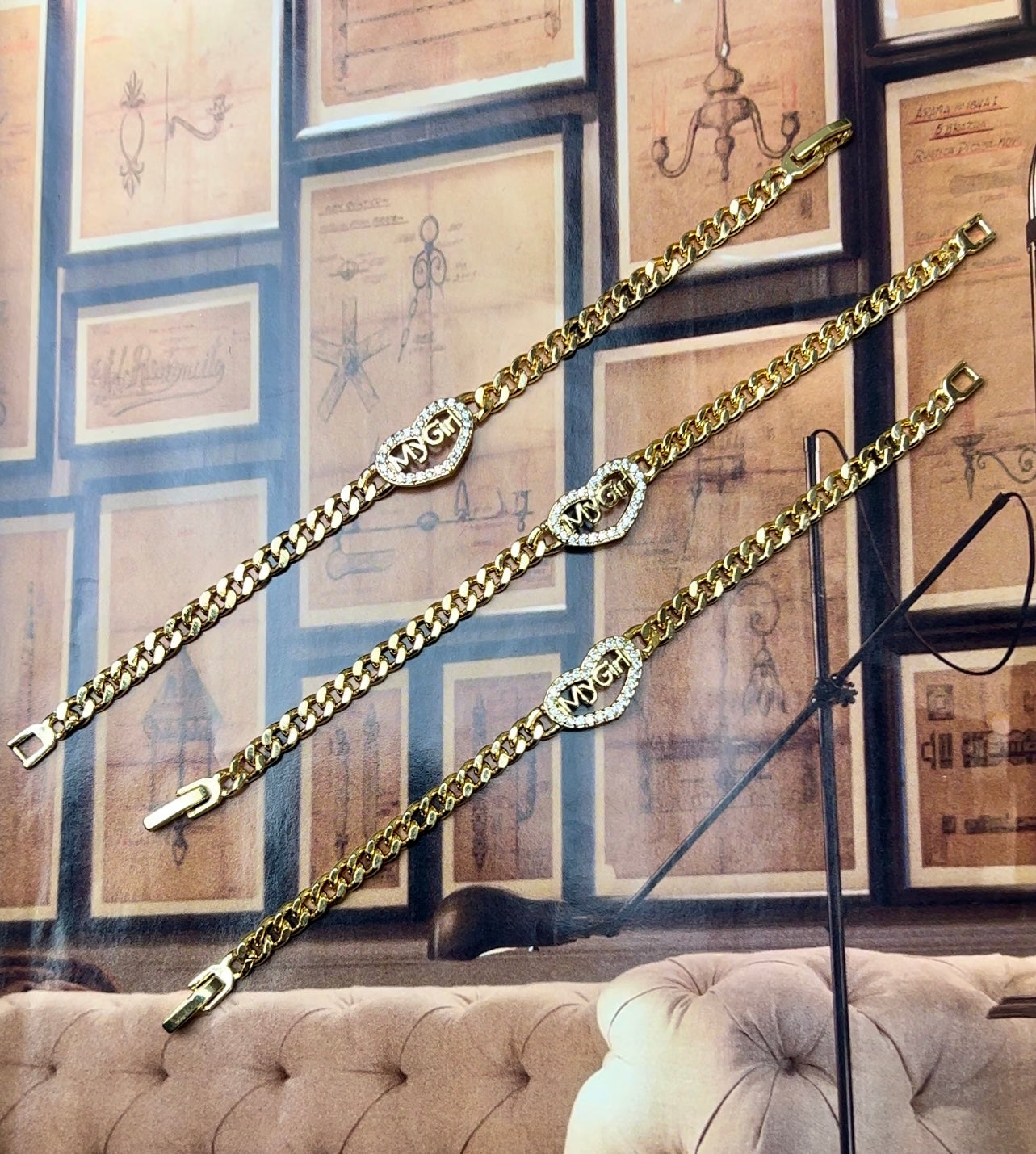 My Girl Curb Bracelet (Petite)