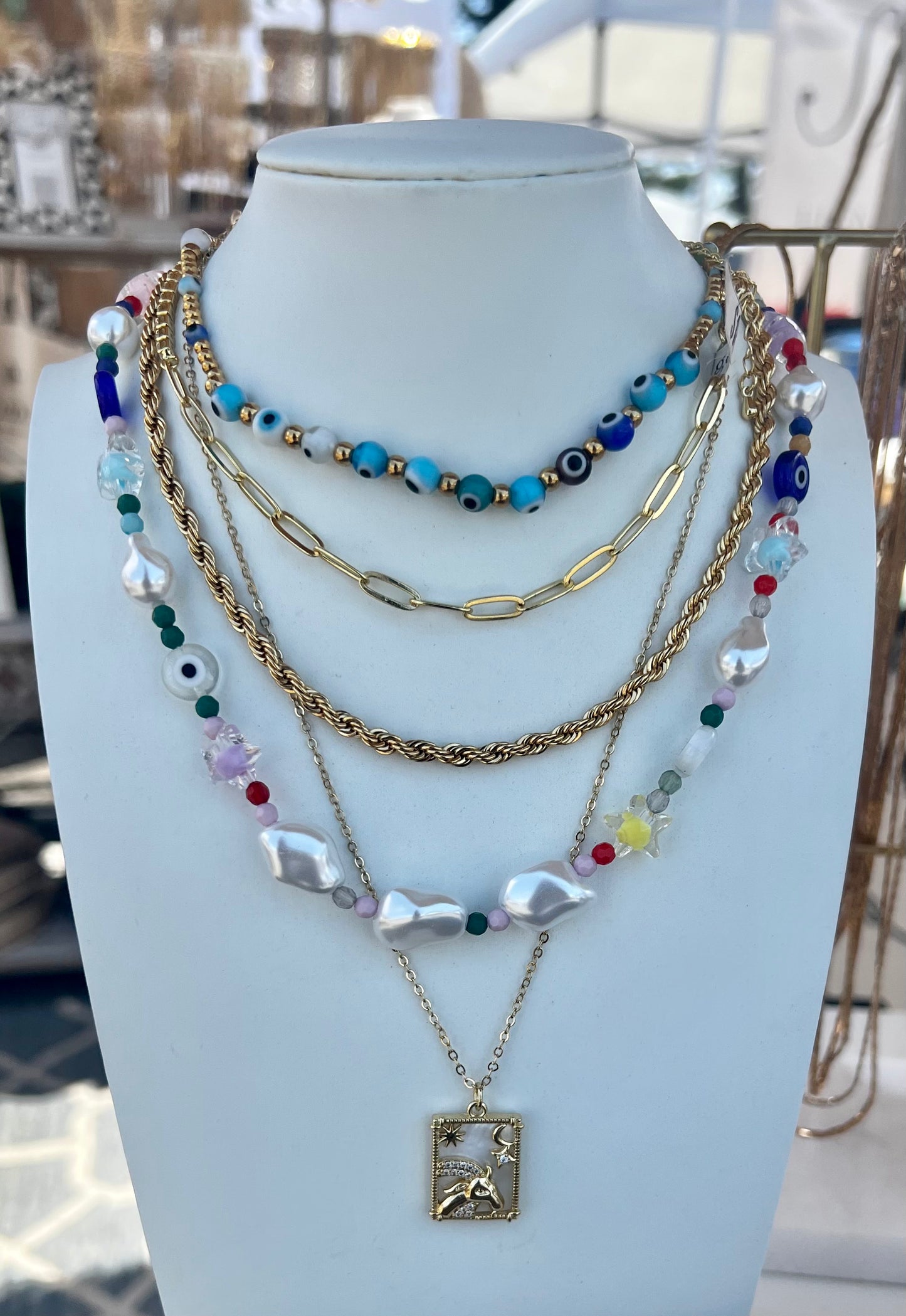 Mother of Pearl Zodiac Pendant