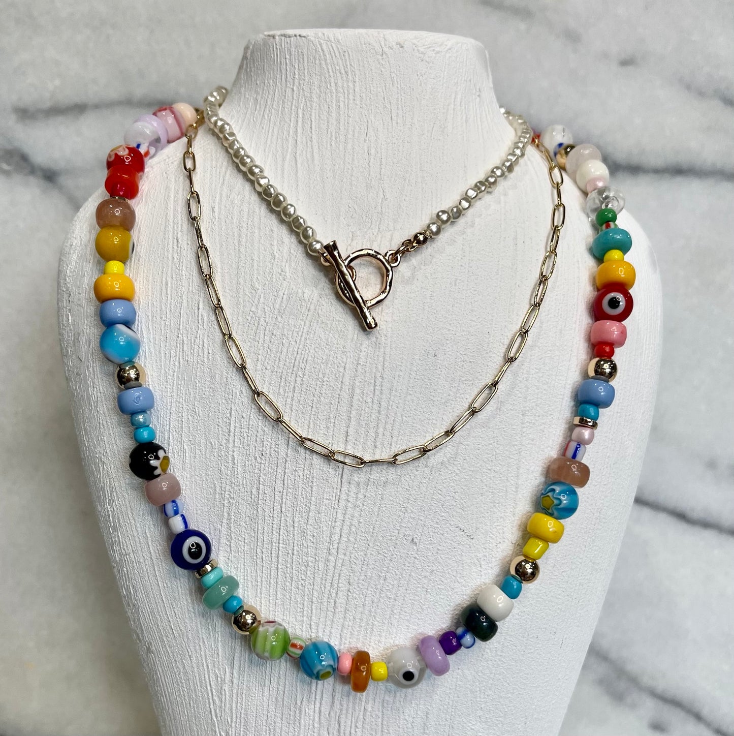 Baby Pearl Charm Chain