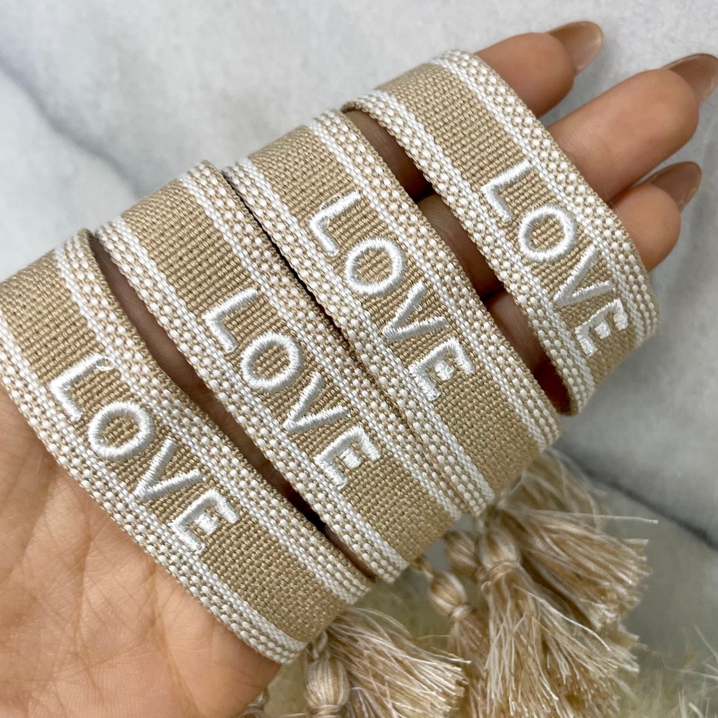 Love Yarn Bracelet