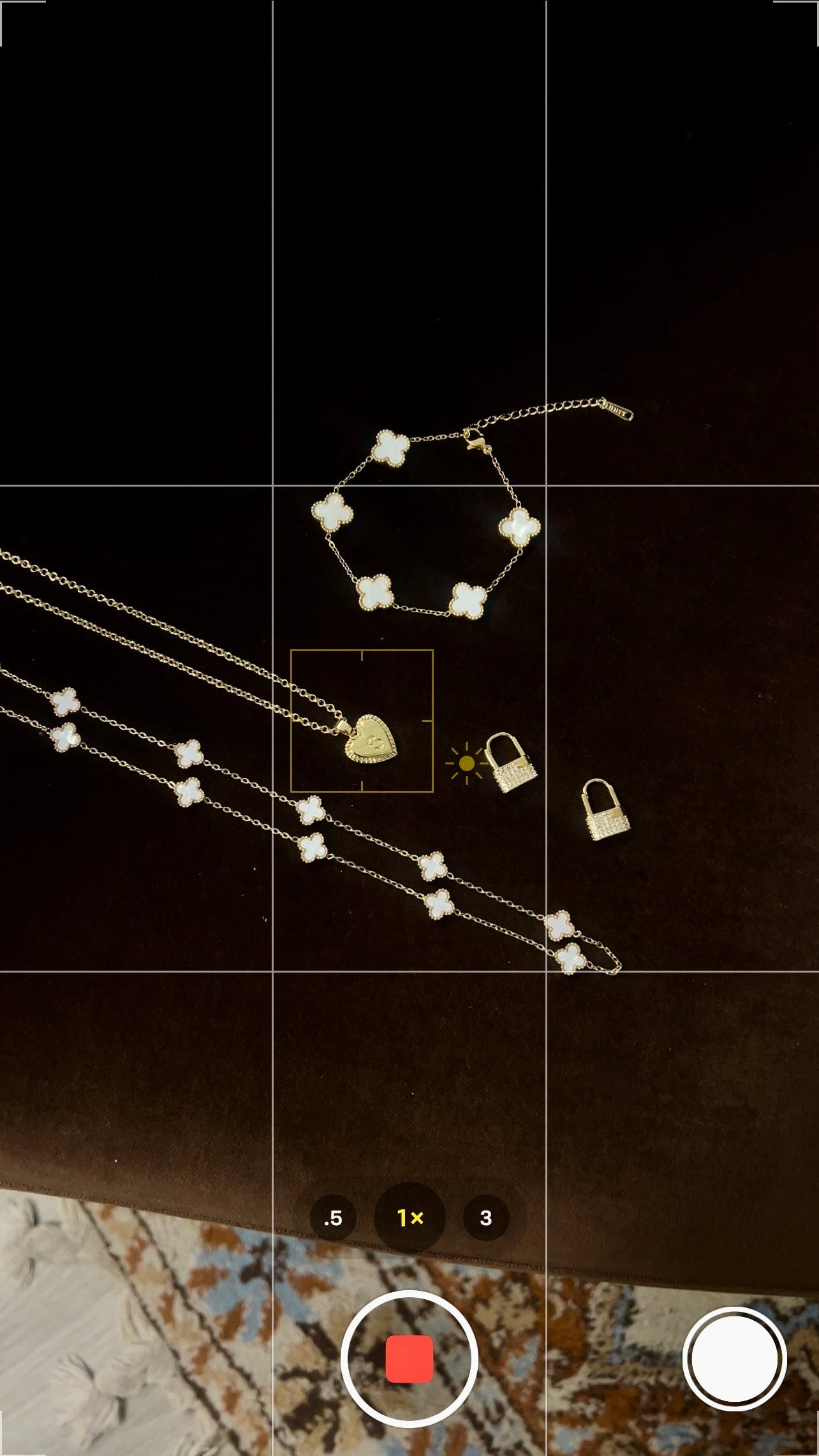 Mini Mother of Pearl Multi Van Clover Necklace