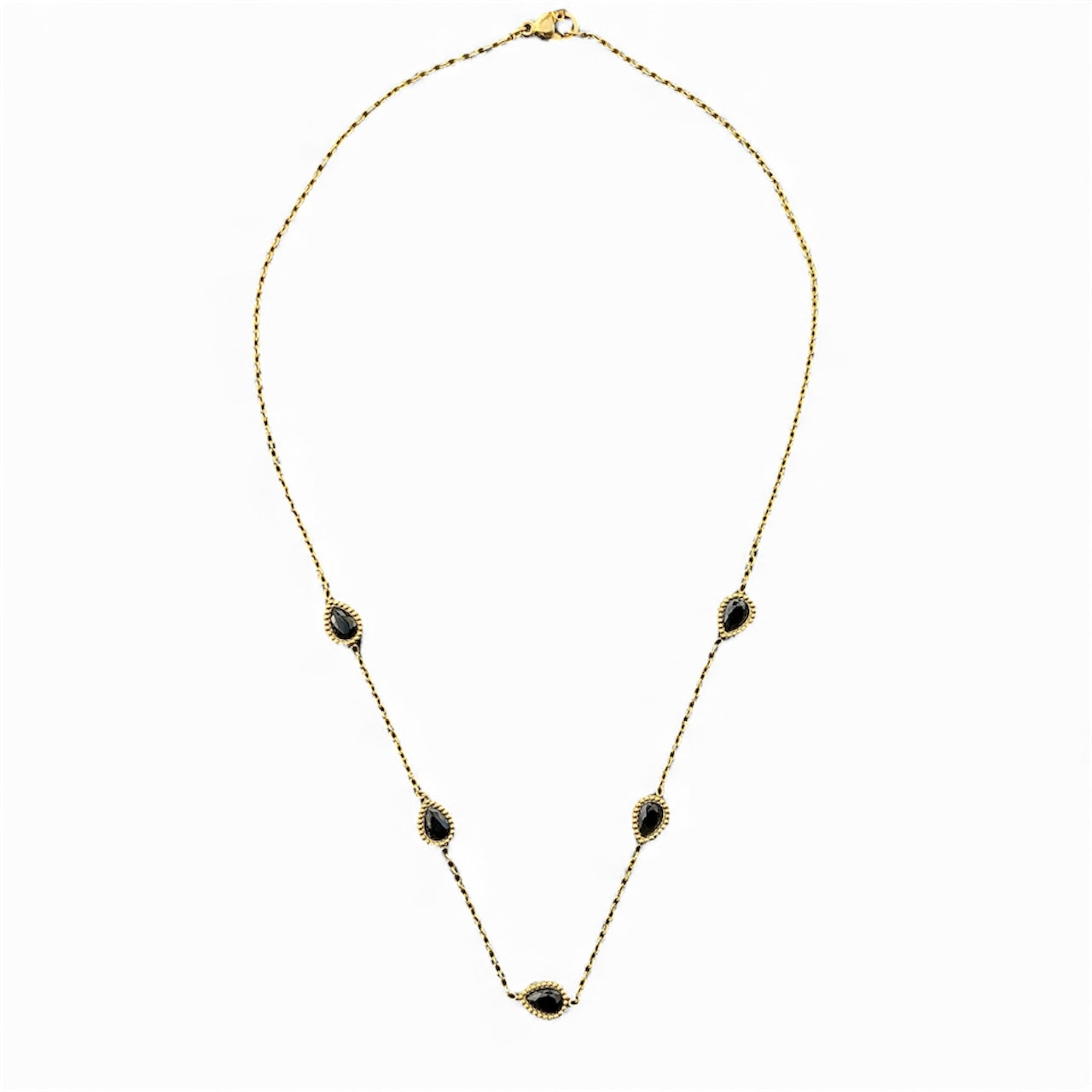 Manhattan CZ Teardrop Necklace