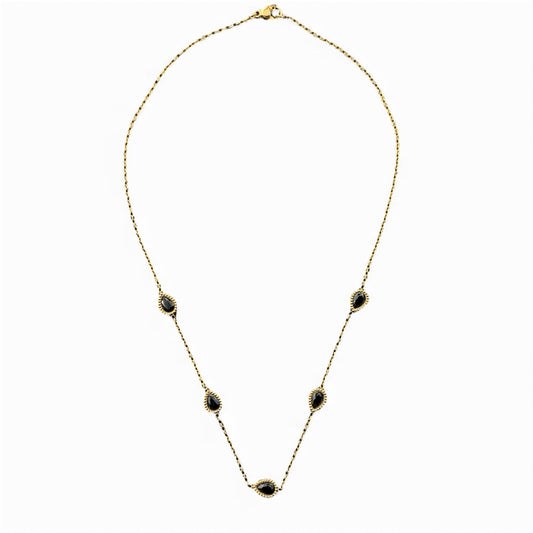 Manhattan CZ Teardrop Necklace