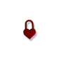Valentine Heart Lock Charm