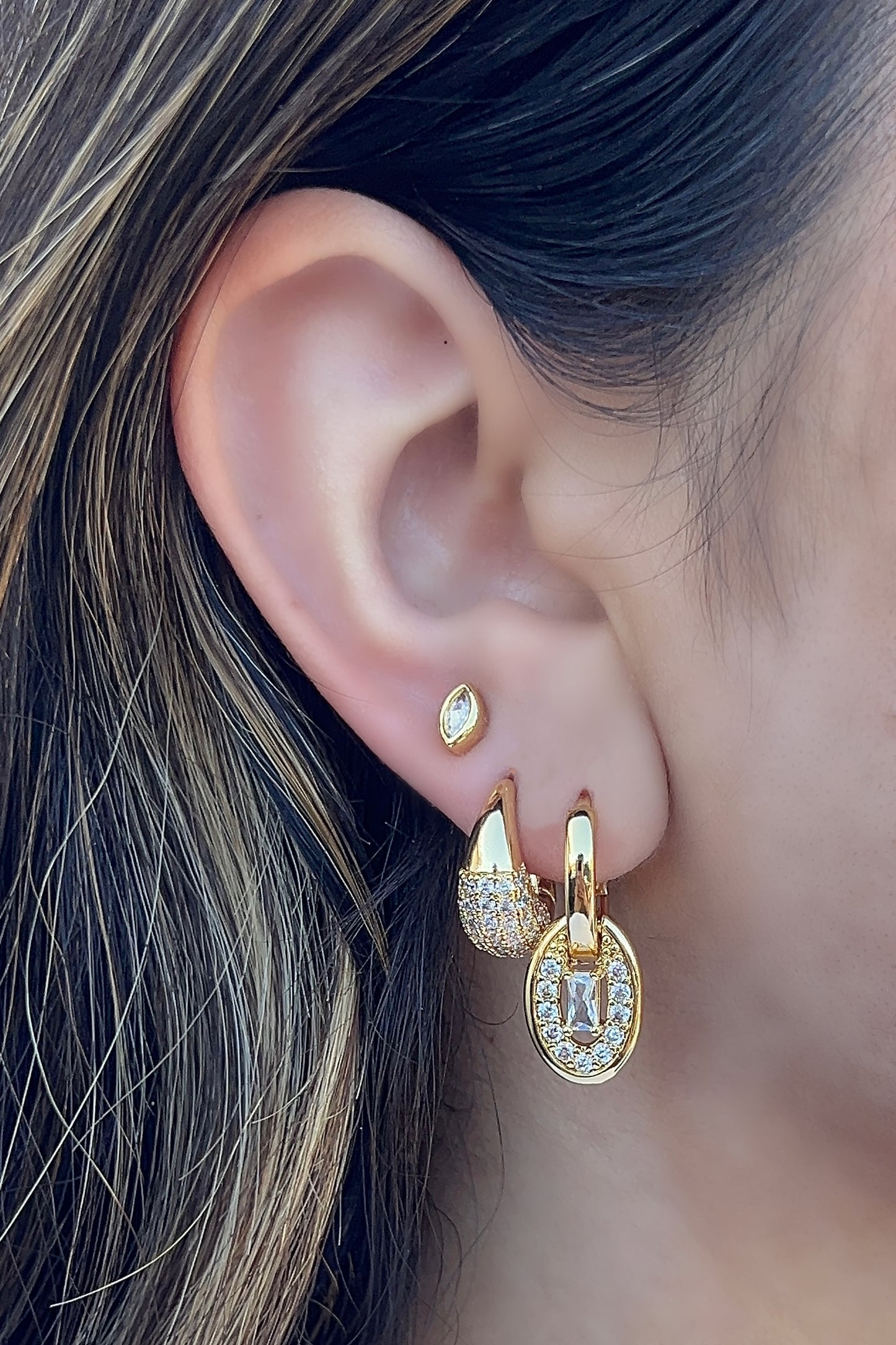 Carnegie Charm Huggies