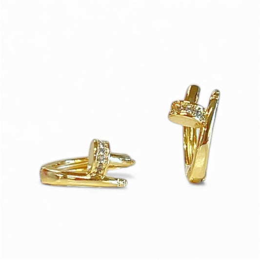 Mini CZ Park Ave Nail Huggies