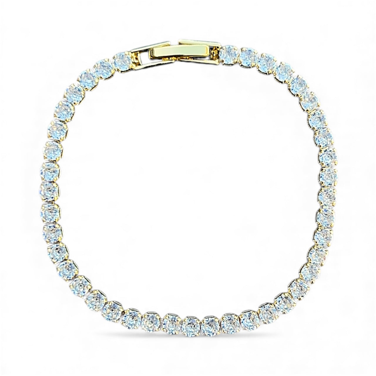 3mm Rockefeller Pavé Tennis Bracelet