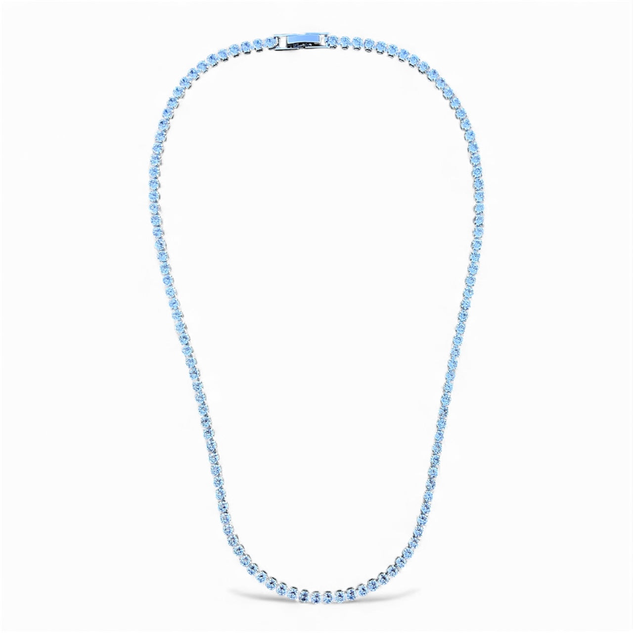 3mm Rockefeller Pavé Tennis Necklace