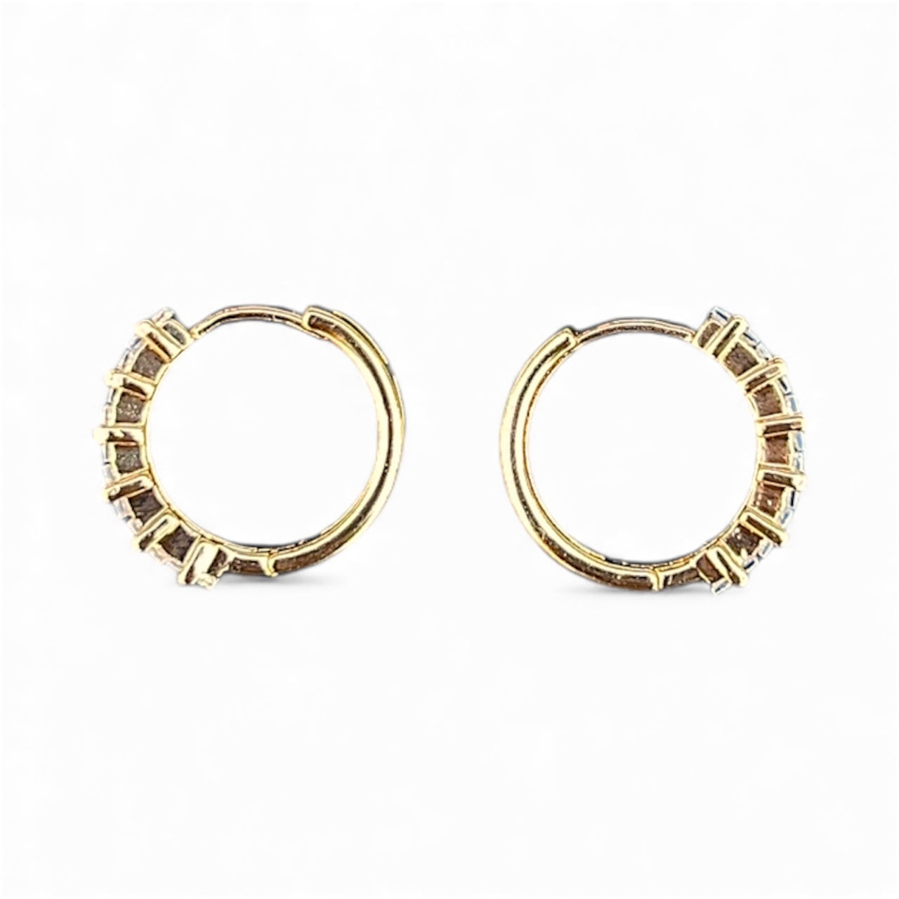 Broadway CZ Hoops
