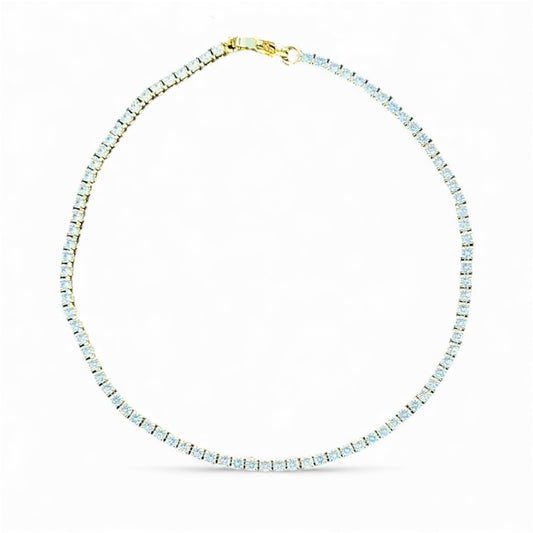 Rockefeller Pavé Tennis Anklet