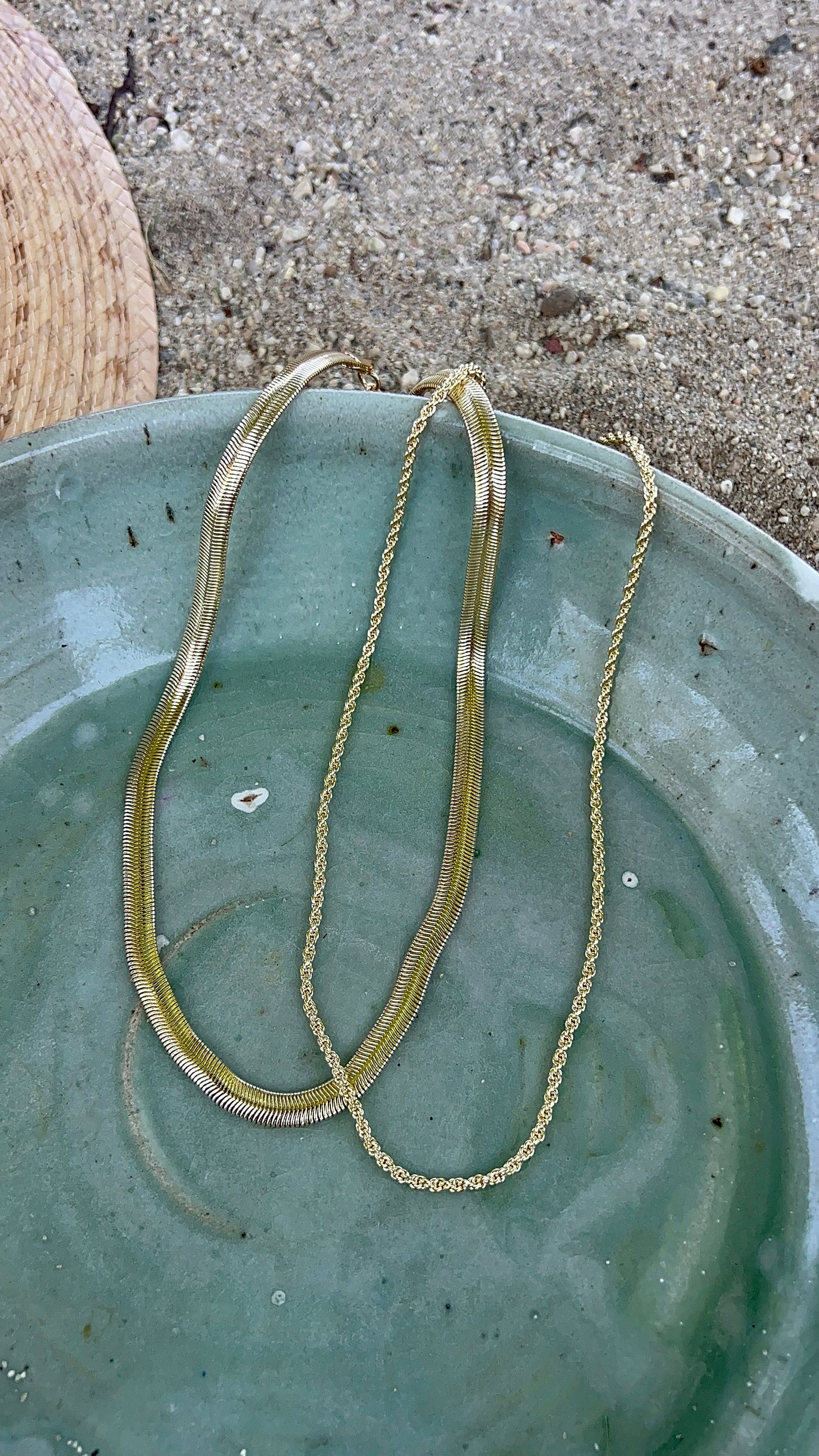 Coral Dainty Rope Chain