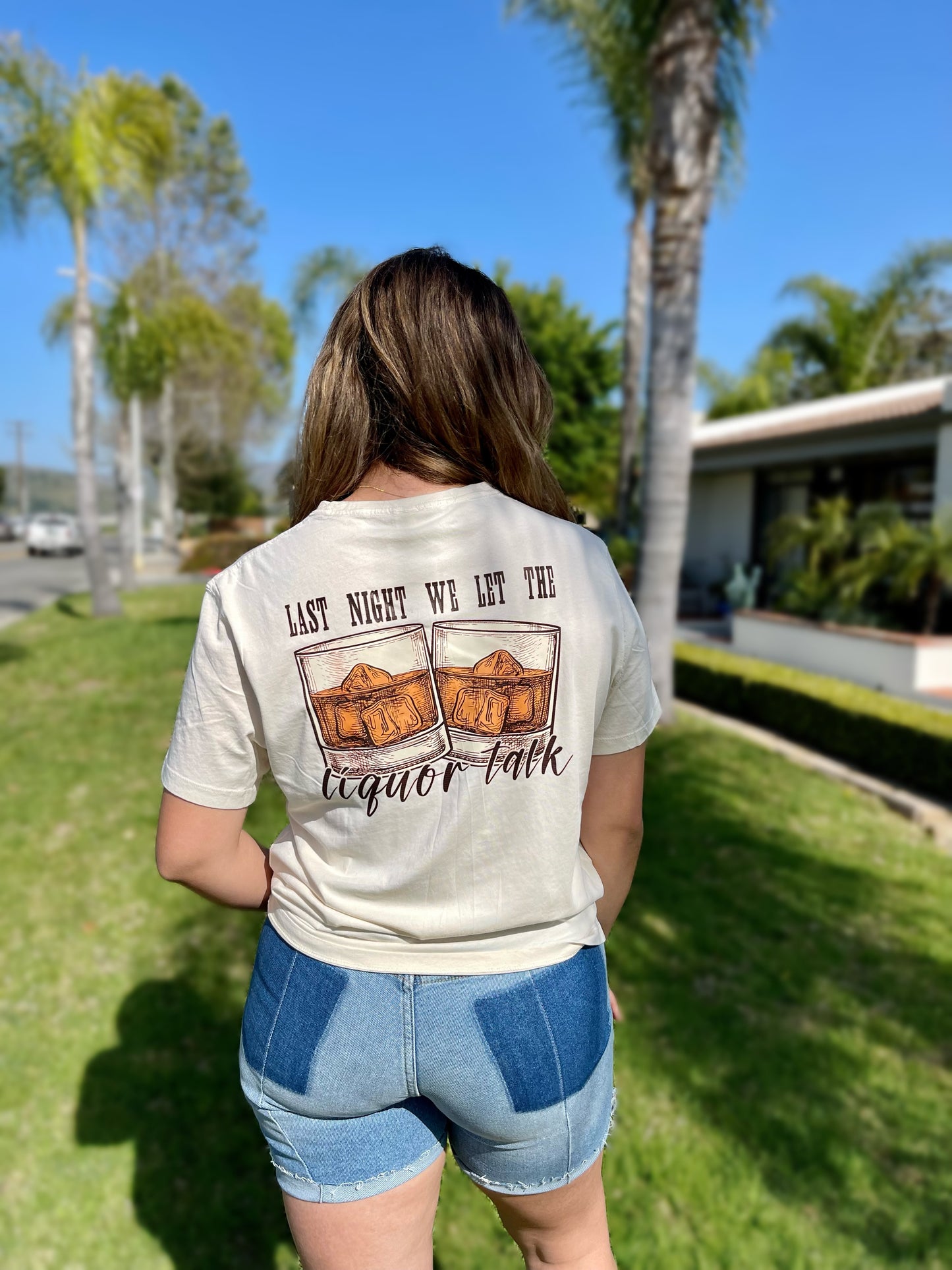 Whiskey Glasses Tee