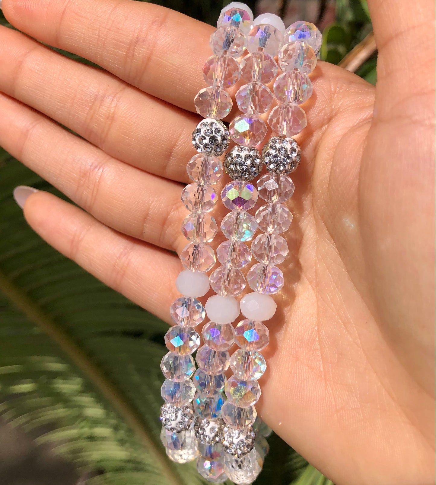 Crystal Beaded Phone Charm