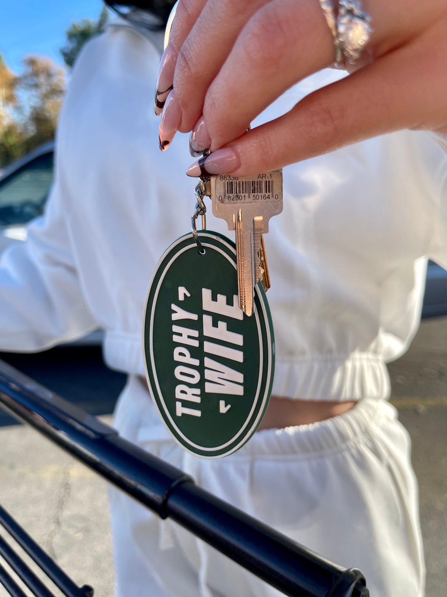 Trophy Wife Key Chain