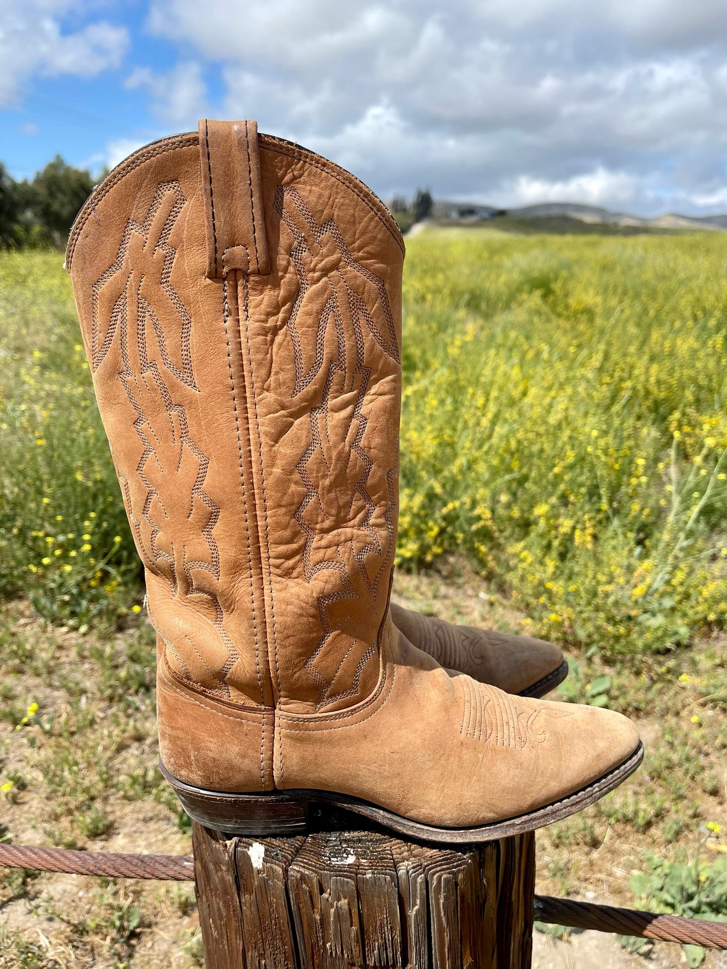 Marlboro Distressed Cowboy Boot