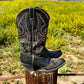 Black Ariat Jilted Leather Boot