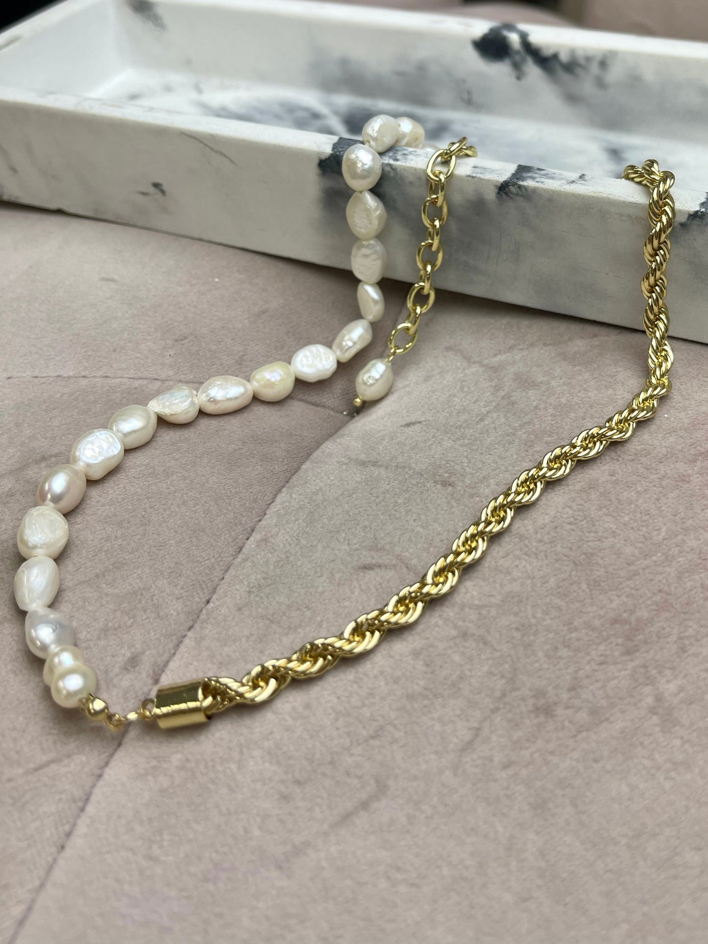 Adore You Pearl Statement Chain