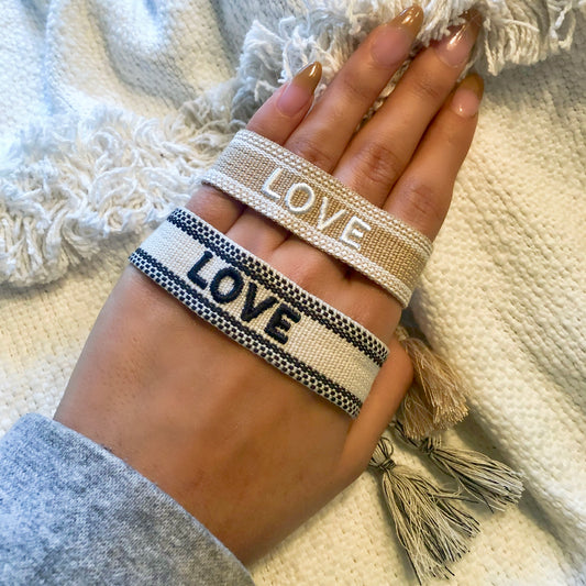 Love Yarn Bracelet