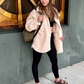 Half & Half Sherpa Shacket