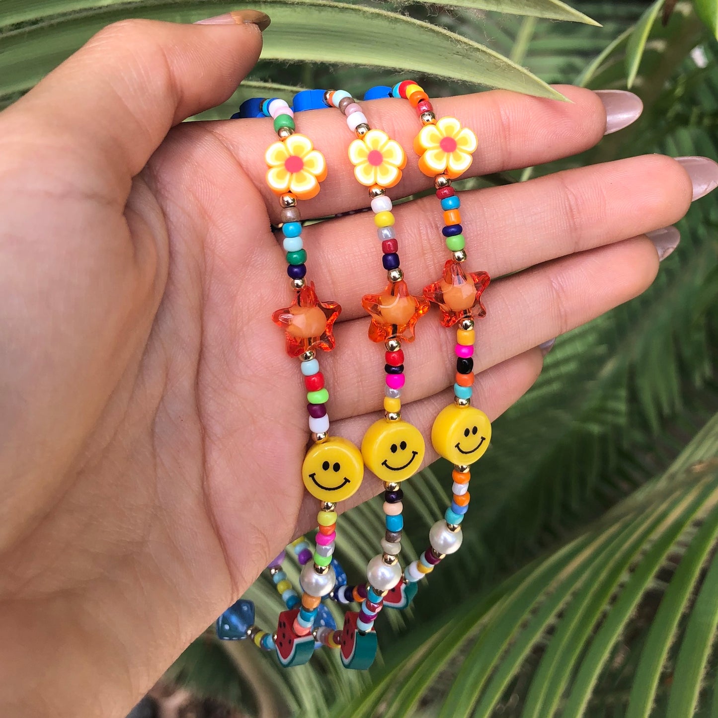 Be Happy Rainbow Phone Charm